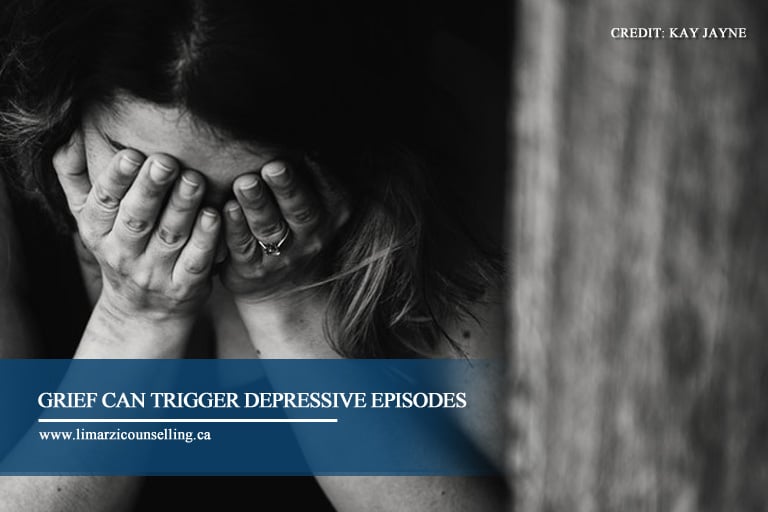 Grief can trigger depressive episodes