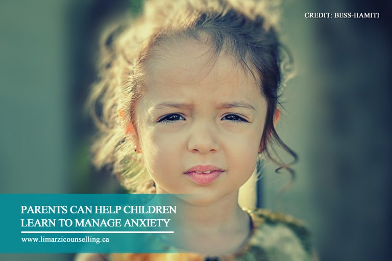 Parents can help children learn to manage anxiety