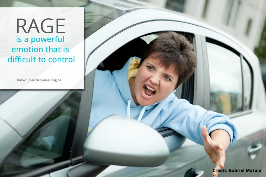 Rage is a powerful emotion that is difficult to control