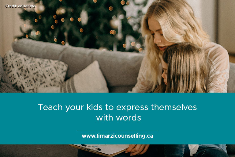 Teach your kids to express themselves with words